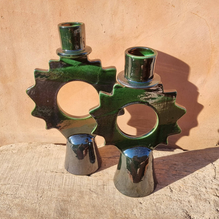 Handgemaakte ster kandelaar.