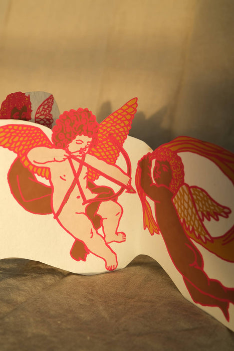 Cupido Concertina wenskaart