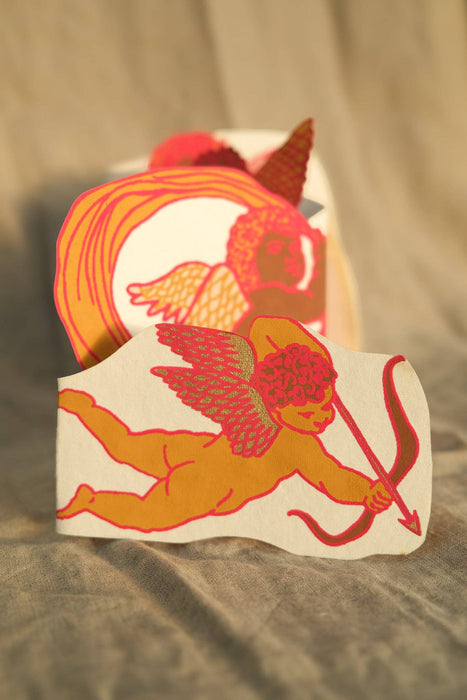 Cupido Concertina wenskaart