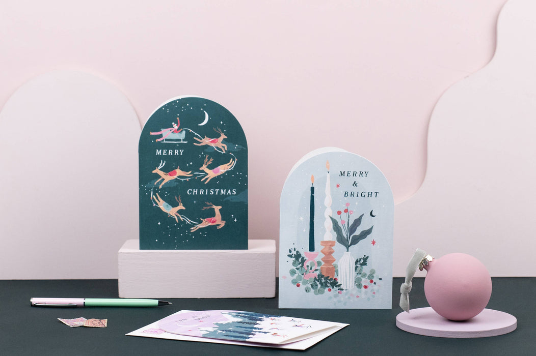 Rendier Kerstkaart | Feestdagenkaarten | Seizoenskaarten