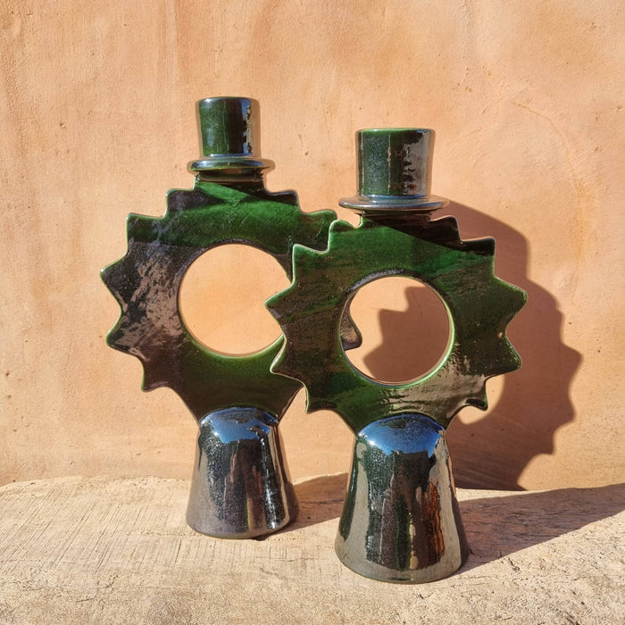 Handgemaakte ster kandelaar.