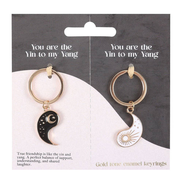 Paar Yin Yang Best Friend sleutelhangers