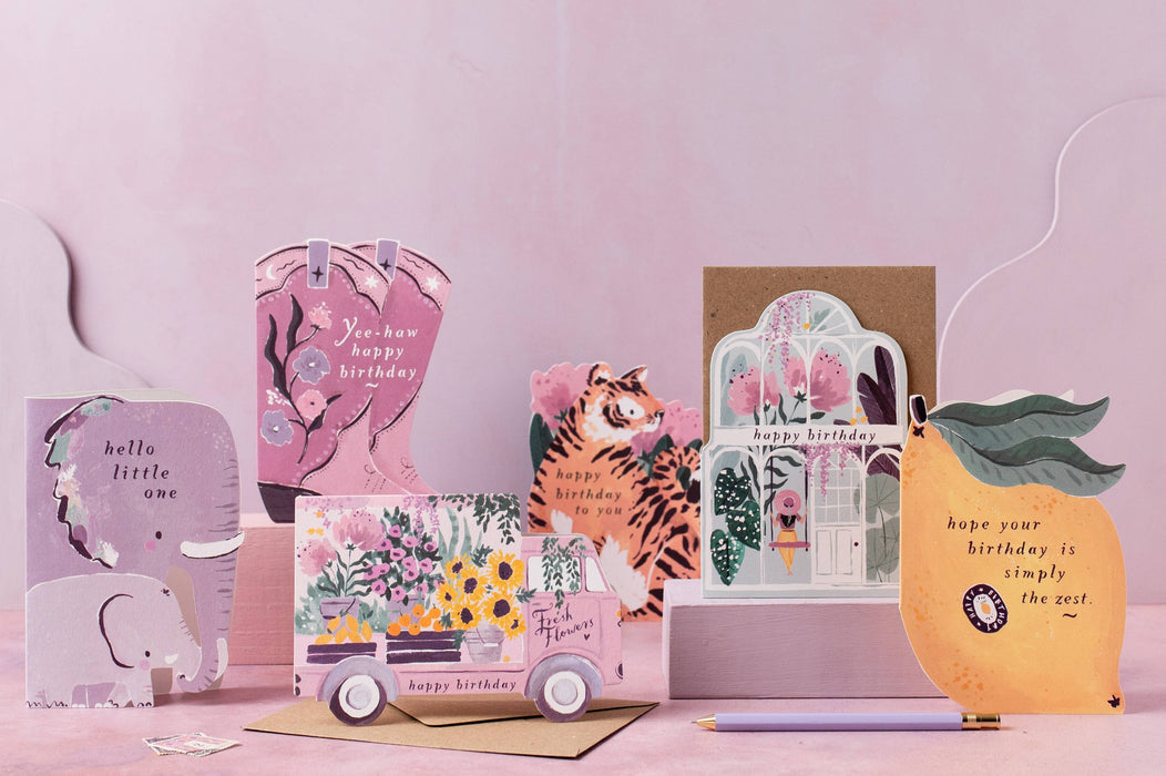 Elephant New Baby-kaart | Nieuwe ouderkaart | Babykaarten