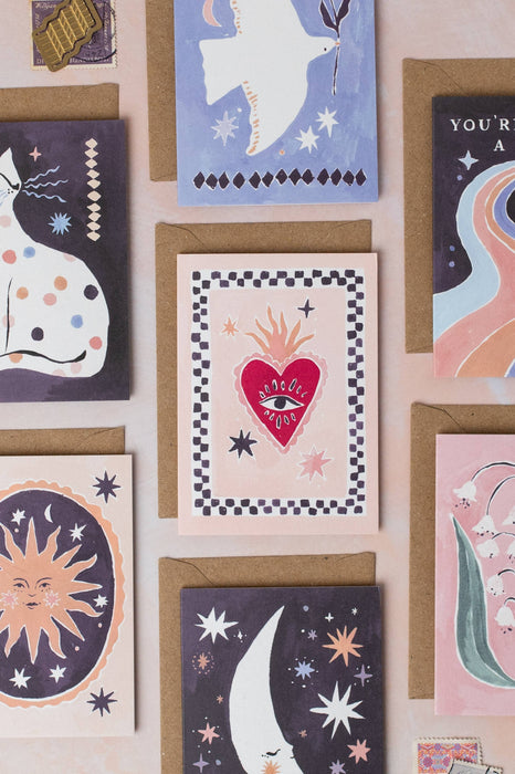 Sacred Heart Mini Love Card | Mini-wenskaart | Minikaart