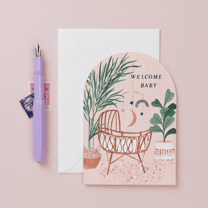 Welkom Babypaart | Nieuwe babypaart | Gender neutrale babykaart