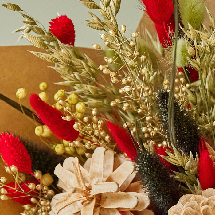 Gedroogde bloemen - Veldboeket Kerst - Holiday Cheer