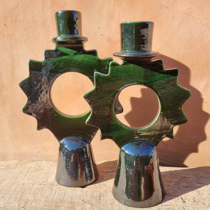 Handgemaakte ster kandelaar.