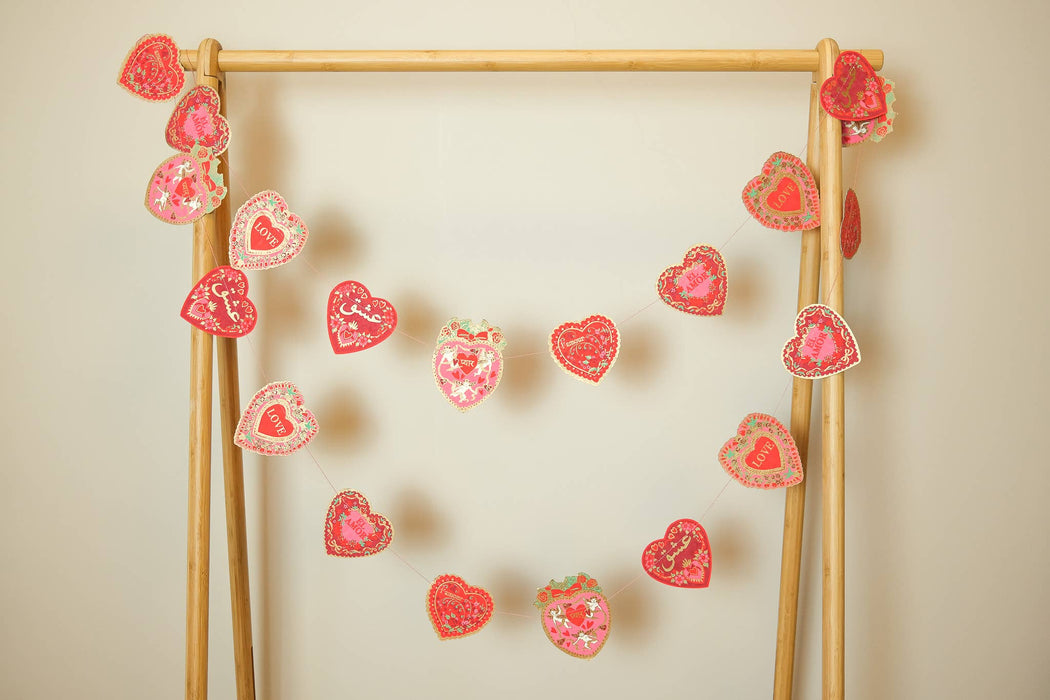 Genaaide slinger voor Valentijnsdag