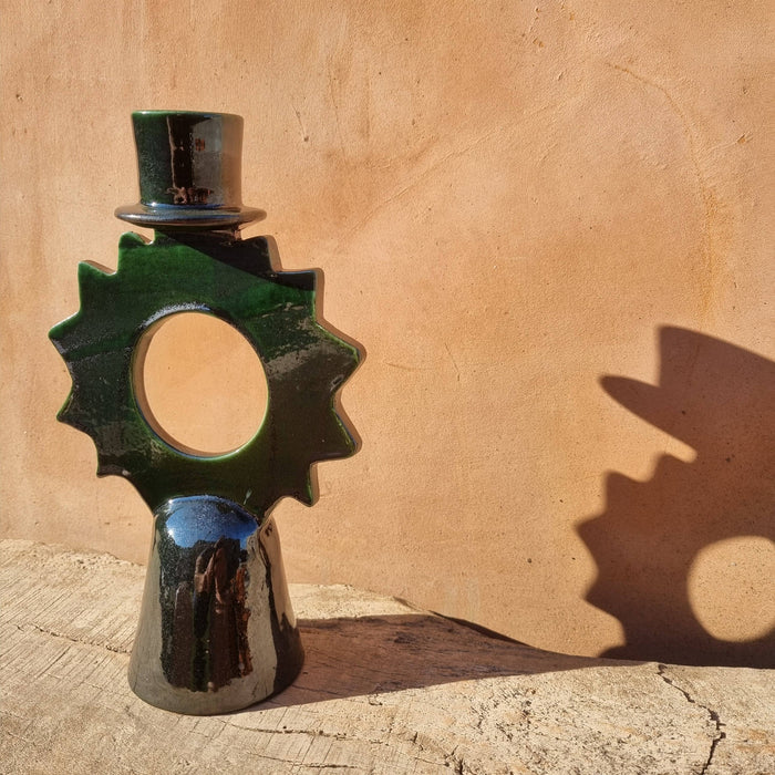 Handgemaakte ster kandelaar.