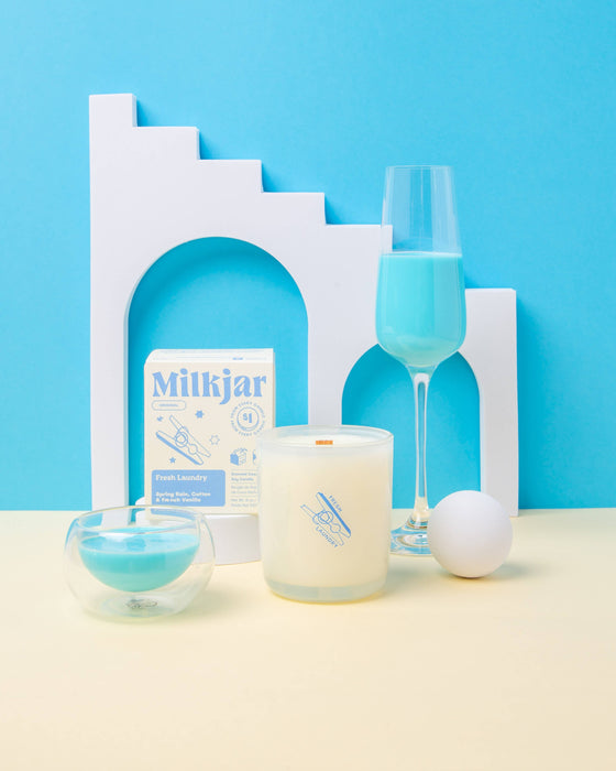 Fresh Laundry - Coco Soy kaars van 8 oz voor regen, katoen en vanille