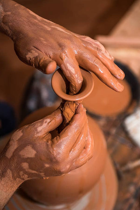 Traditionele kandelaar.