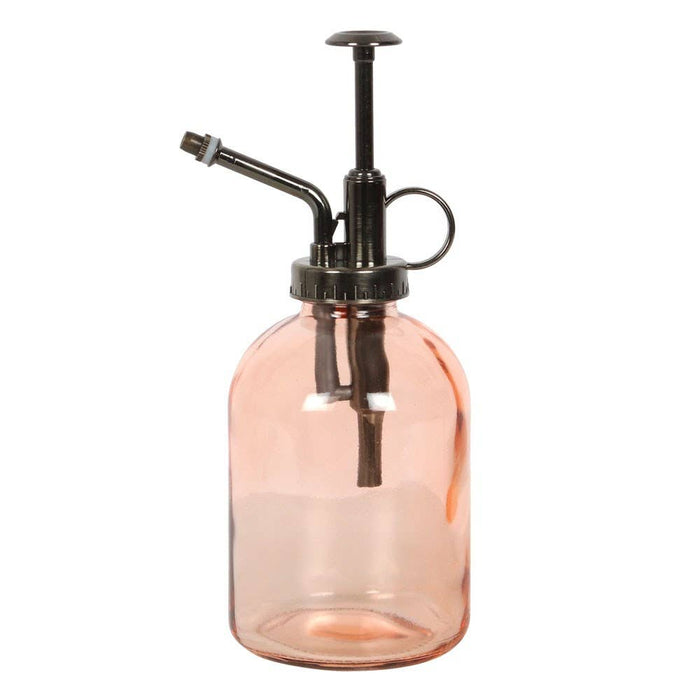 Roze minimalistische glazen plant Mister