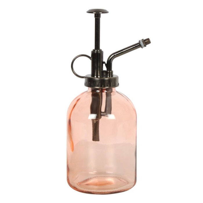 Roze minimalistische glazen plant Mister