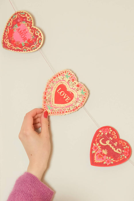 Genaaide slinger voor Valentijnsdag