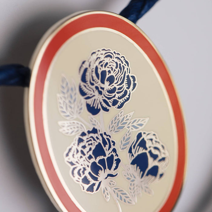 Bolostropdas met bloemenprint en Crush: Oranje/zwart-Stera