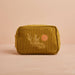 Corduroy Makeup Bag in Olive-Stera