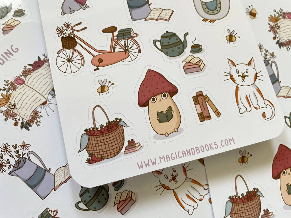 Cottage Core stickervel-Stera