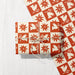 Dove Check | Retro Christmas Checker gerecyclede cadeauverpakking-Stera