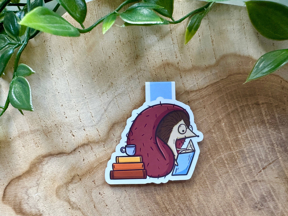 Magnetische boekenlegger van Reading Hedgehog-Stera
