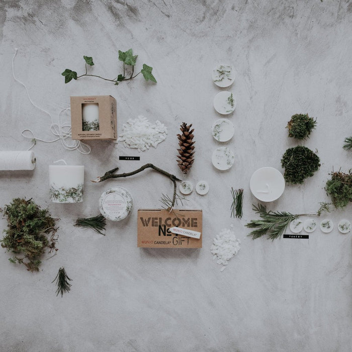 Moss Candle-Stera