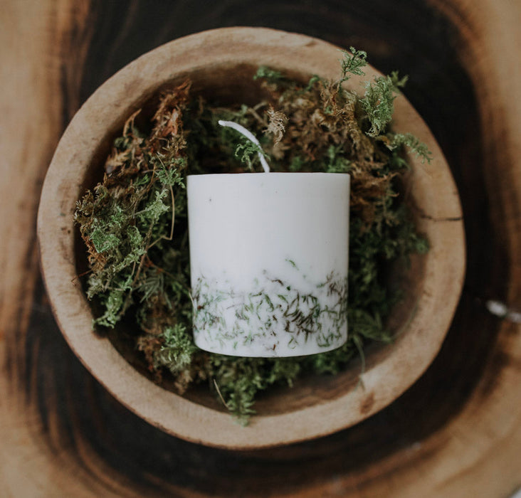 Moss Candle-Stera