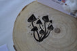 Mushroomstickers met zonnevanger: Wit-Stera