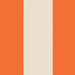 Olla - Orange and cream striped-Stera