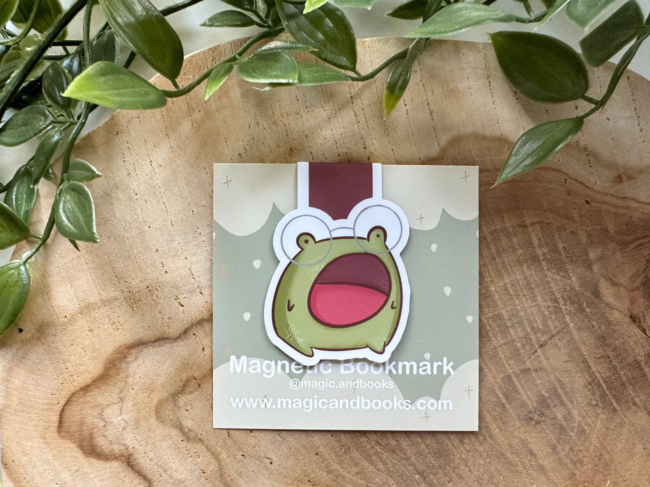Screaming into the Void Froggie Magnetic Bookmark-Stera