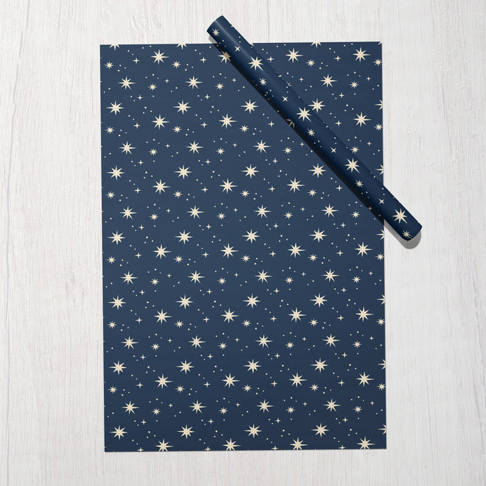 Star Gazer | Starry Modern-Retro gerecycled cadeaupapier-Stera