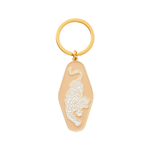 Tiger Emaille sleutelhanger: Los-Stera