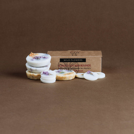 Wild flowers scented soy wax rounds-Stera