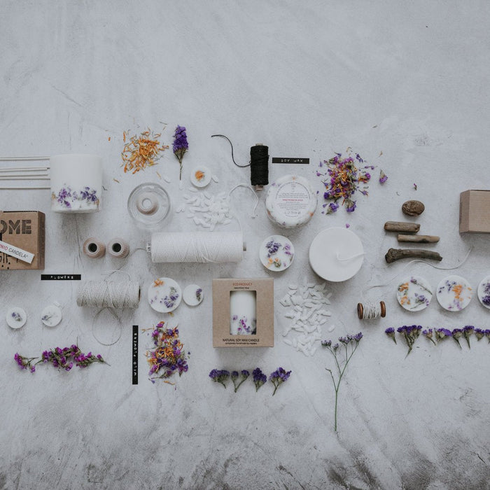 Wild flowers scented soy wax rounds-Stera