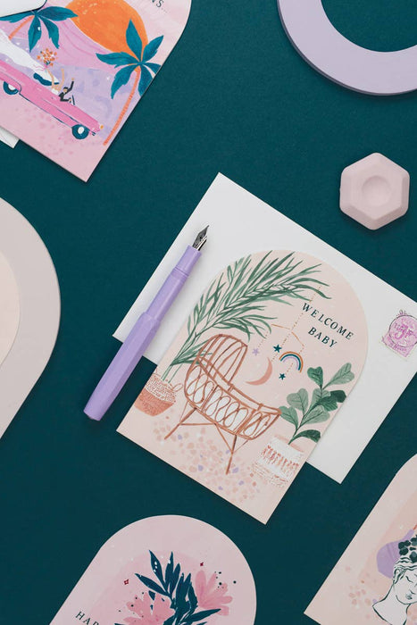 Welkom Babypaart | Nieuwe babypaart | Gender neutrale babykaart