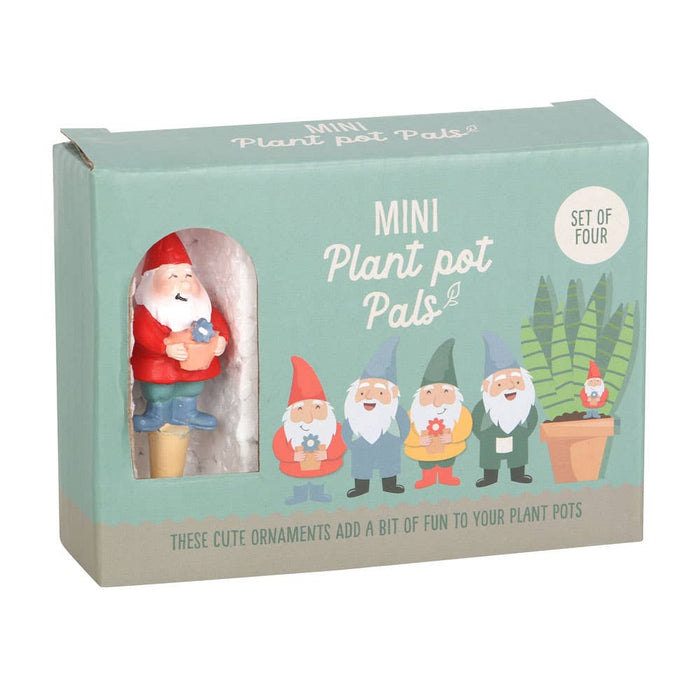 Set van 4 Mini Gnome Plantenpotjes
