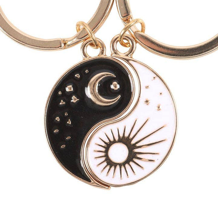 Paar Yin Yang Best Friend sleutelhangers