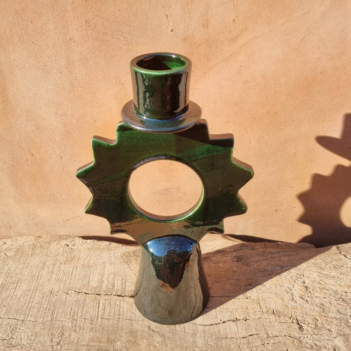 Handgemaakte ster kandelaar.