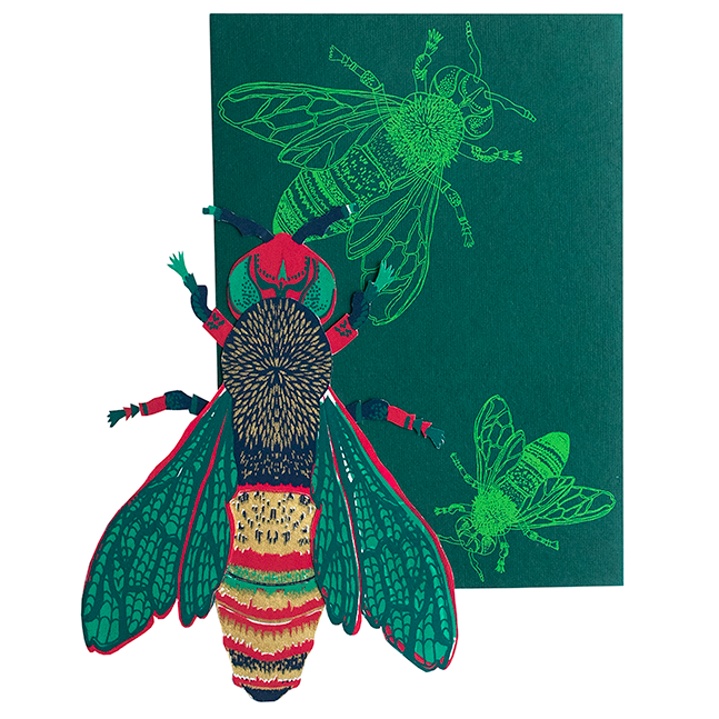 Wasp wenskaart