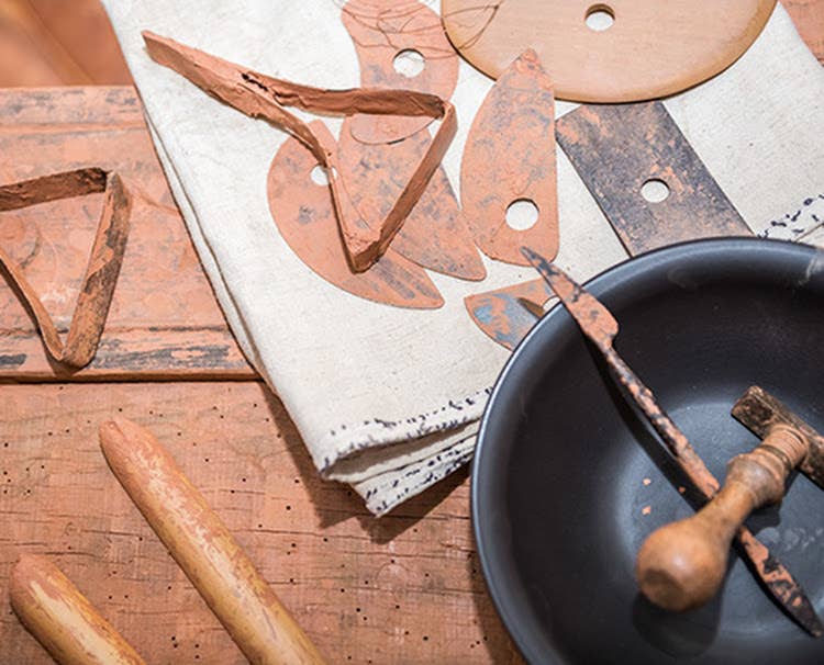 Traditionele kandelaar.