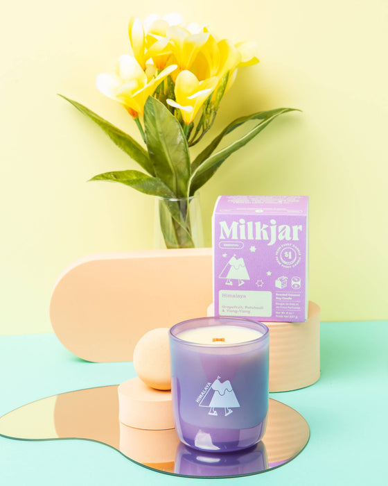 Himalaya - Kaars met etherische olie en soja van 8 oz