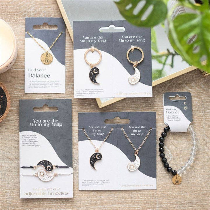 Paar Yin Yang Best Friend sleutelhangers