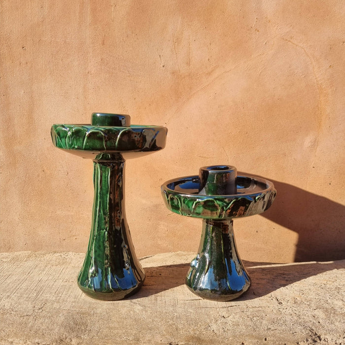 Handgemaakte kandelaar.