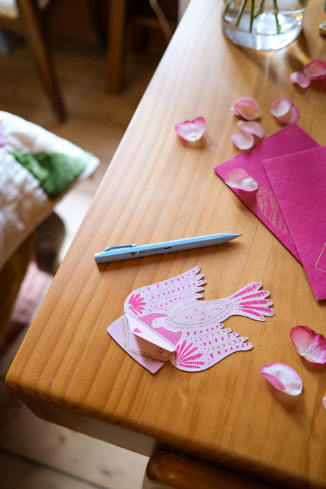Liefdesbrief Vogel Wenskaart