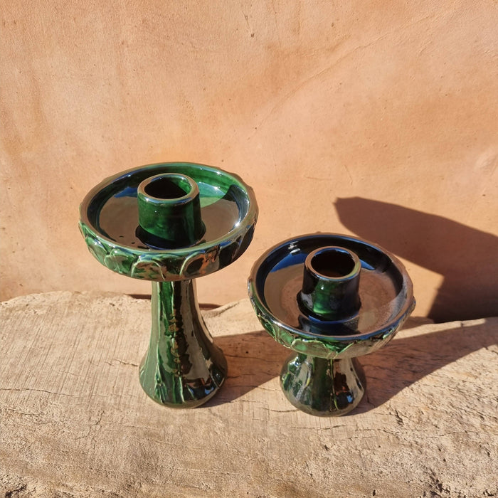 Handgemaakte kandelaar.