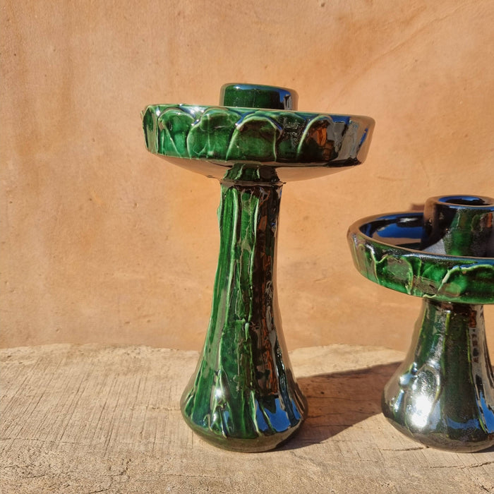 Handgemaakte kandelaar.