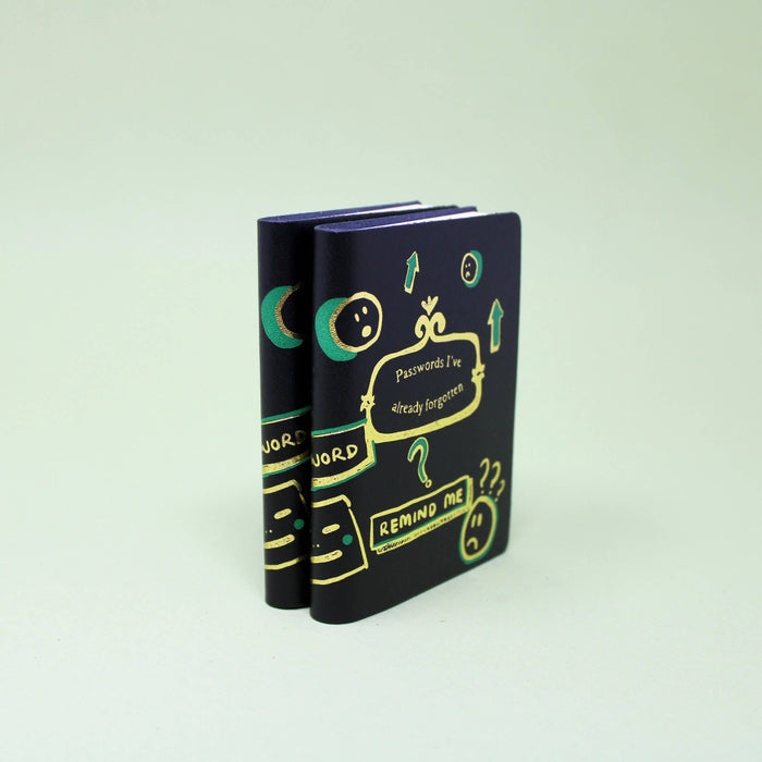 Geïllustreerd leren midi-dagboek