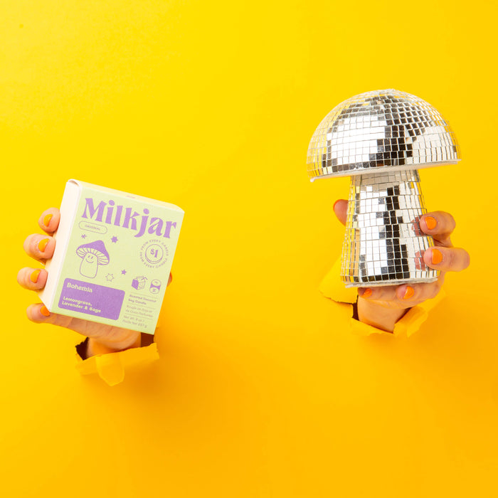 Bohemia - Kaars met citroengras, lavendel en salie kokossoya 8oz