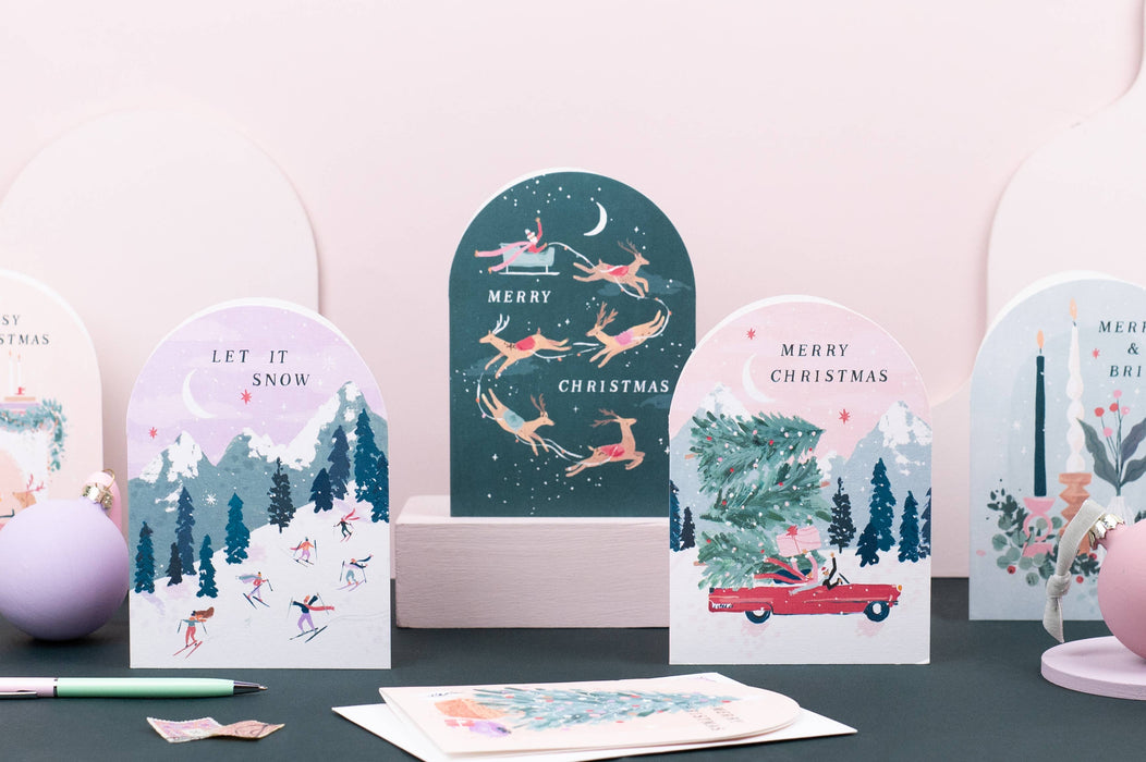 Rendier Kerstkaart | Feestdagenkaarten | Seizoenskaarten