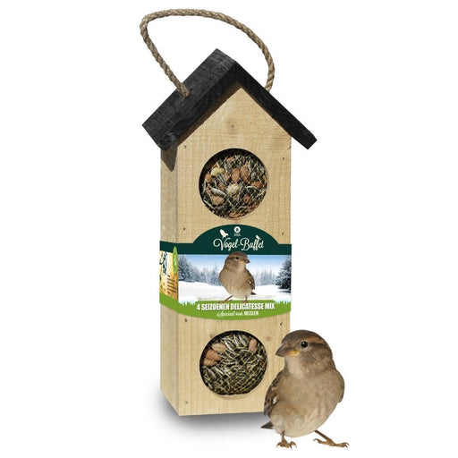Bird-Buffet | Chalet feeder vogelhuisje | 500 gram - Mussen - Stera