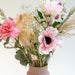 Bouquet Lovely with Dried & Silk Flowers in pink & natural colors | 55cm length - Stera