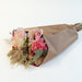 Bouquet Lovely with Dried & Silk Flowers in pink & natural colors | 55cm length - Stera